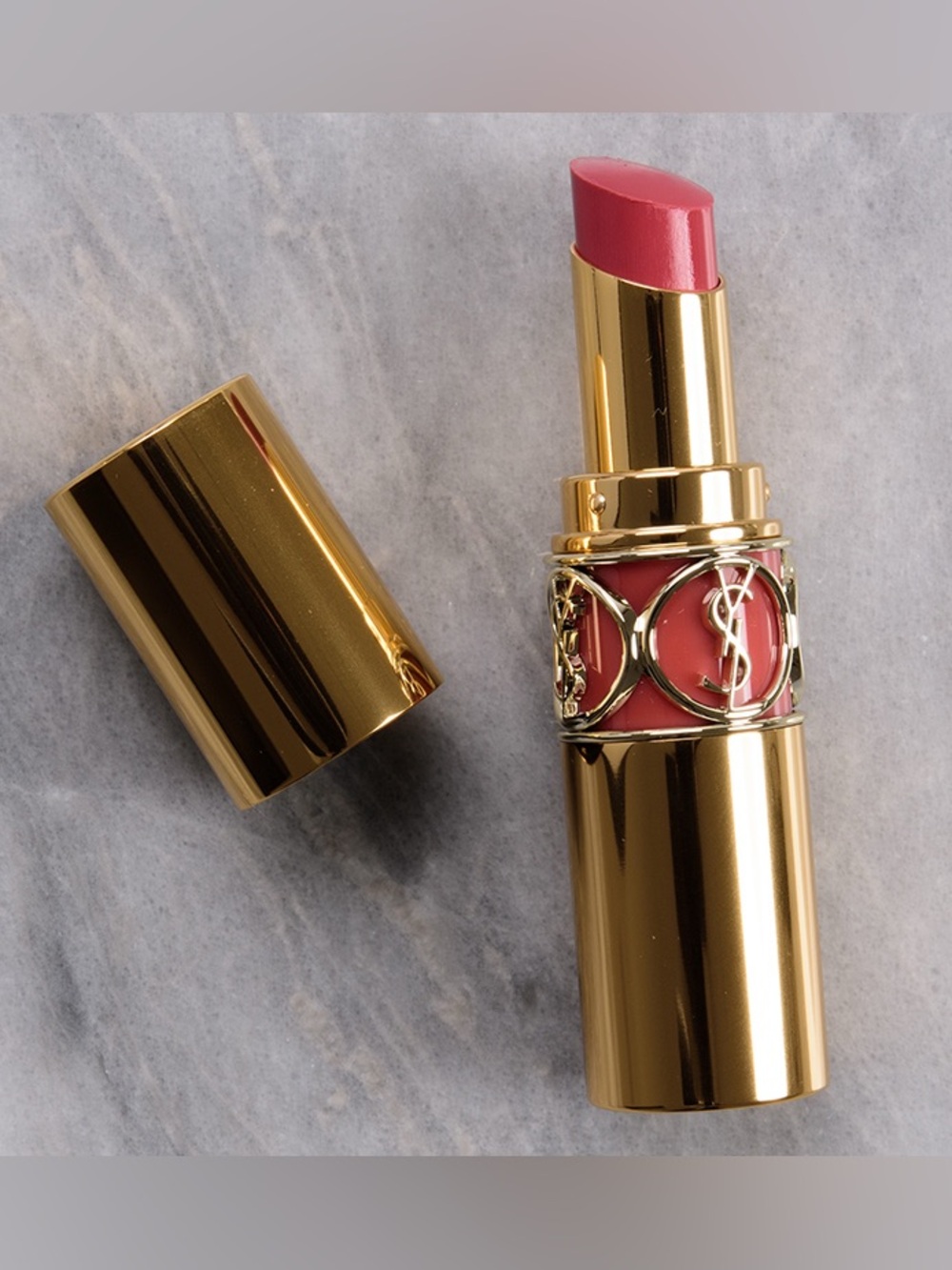 YSL Rouge Volupte Shine Lipstick 162 Pulsing Rosehip - Full Size NIB